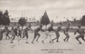 CAMP LEE, Virginia, 1910-20s; Snake Game, Phisical Drill
