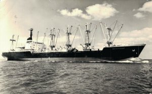 Stoomvaart-Maatschappij Nederland M.S. Amersfoort Ship Vintage RPPC 07.50