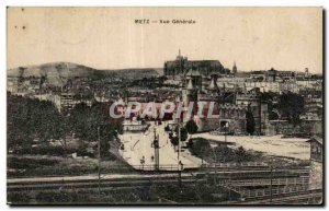 Old Postcard Metz Vue Generale