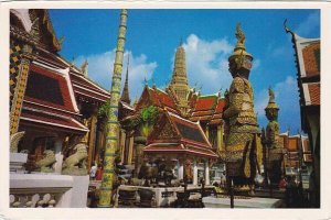 Thailand Bangkok Inside Emerald Buddha Temple