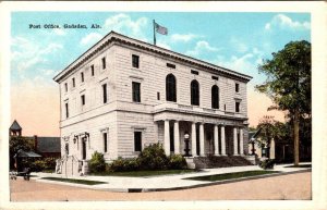 Gadsden, AL Alabama   POST OFFICE  Etowah County   ca1920's Postcard