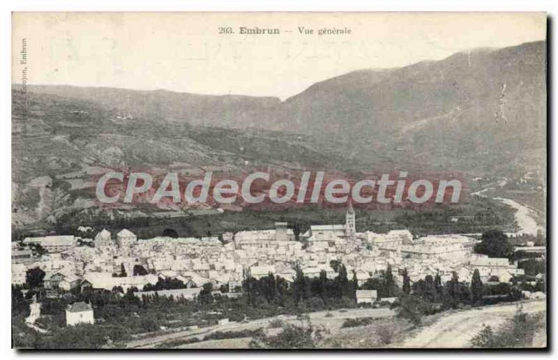 Postcard Old Embrun general view