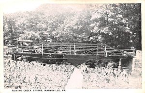 Fishing Creek Bridge Marysville, Pennsylvania PA  