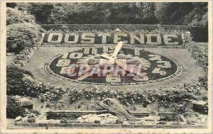 Modern Postcard Ostend the Flower Clock