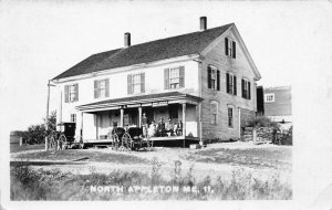 North Appleton Maine Waterman Store and Post Office Real Photo Postcard AA84247