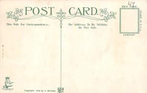 Fishing Painting The first one I landed View Postcard Backing 