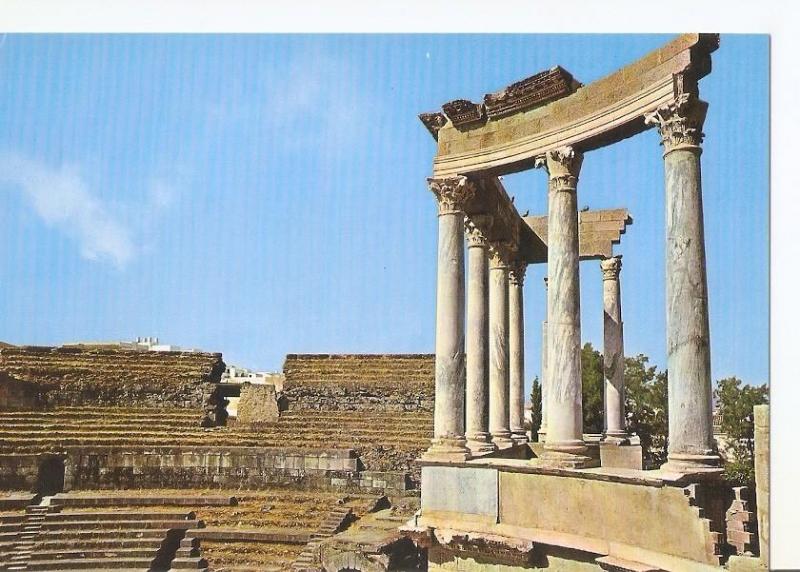 Postal 032324 : Merida. Teatro Romano - Detalle