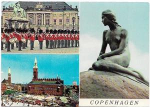 Copenhagen, Denmark. Royal Guard, Town Hall, Little Mermaid.