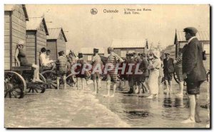 Old Postcard Ostend The Time Bains