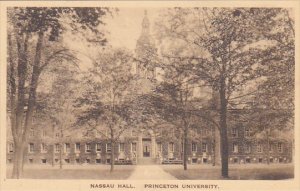 Nassau Hall Princeton University Princeton New Jersey Albertype