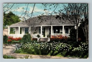 Natchez MS-Mississippi, Historic 1775 Hope Farm, Gardens, Linen c1942 Postcard