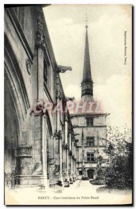 Old Postcard Nancy Court Inner Du Palais Ducal