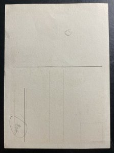 Mint Italy Advertising Postcard Yesterday Blocking Power today blocked