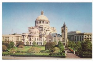 The First Church Of Christ, Scientist In Boston MA, Vintage 1962 Chrome Postcard