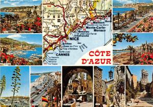 BC60170 Maps Cartes geographiques La Cote d'Azur