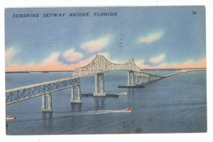 FL - St. Petersburg. Sunshine Skyway ca 1950's