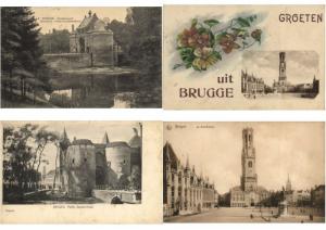 BRUGES BRUGGE BELGIQUE BELGIUM 300 CPA Mostly Pre-1940