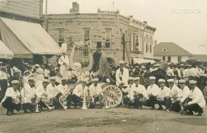 SD, Spencer, South Dakota, Band, RPPC