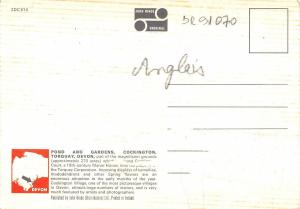 BR91070  pond and gardens cockington torquay devon  uk