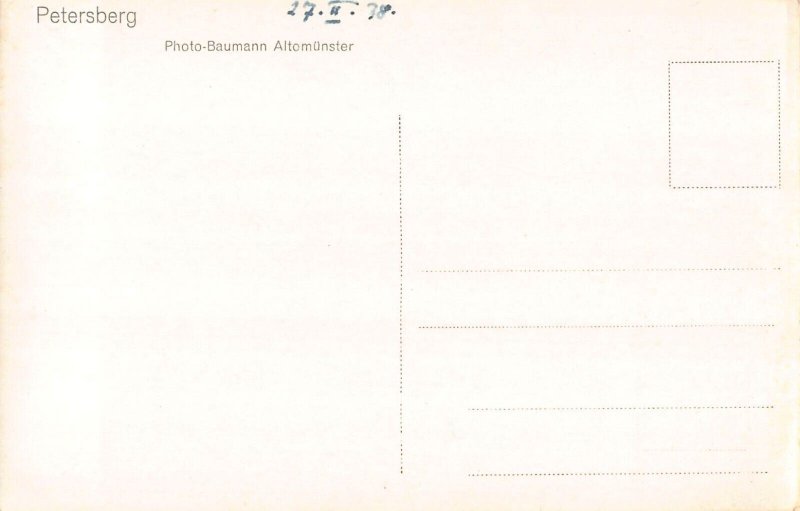 L219 Germany Petersberg House vintage postcard