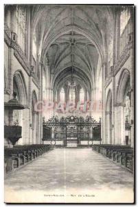 Old Postcard Saint Riquier Net From The Church