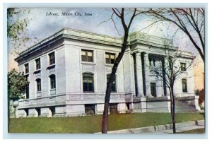 c1910's Library Building Mason City Iowa IA Unposted Antique Postcard 