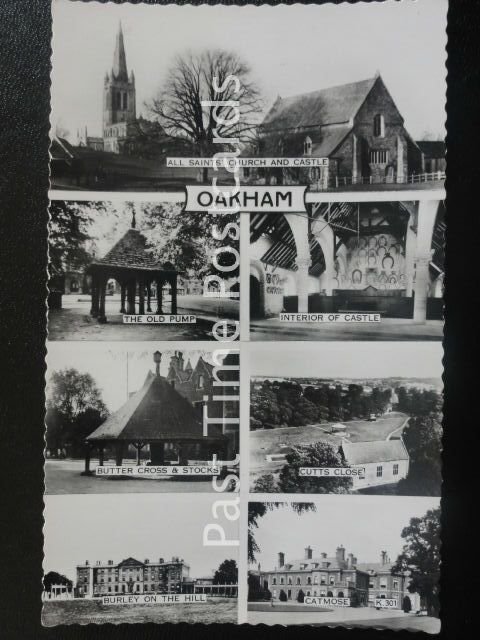 c1950 RP - Oakham Multiview, Old Pump, Cutts Close, Catmose, ALL 7 IMAGES SHOWN