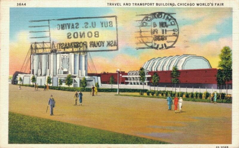 USA Travel and Transport Building Chicago World's Fair 01.61