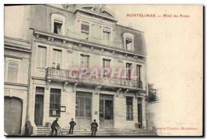 Postcard Old Post Montelimar Hotel Post