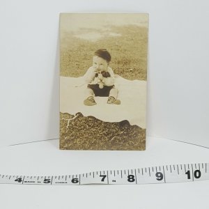 Baby Portrait RPPC Missouri Vintage Postcard 