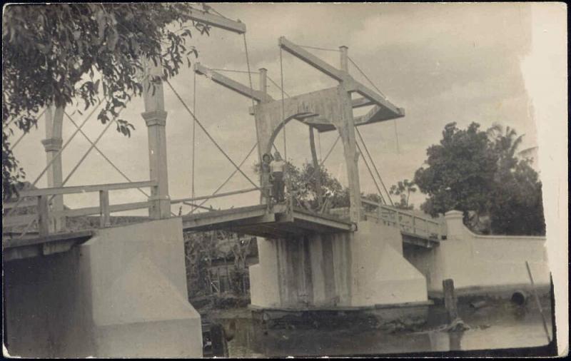 indonesia, BATAVIA JAKARTA, Hoenderpasarbrug (1920s) RPPC