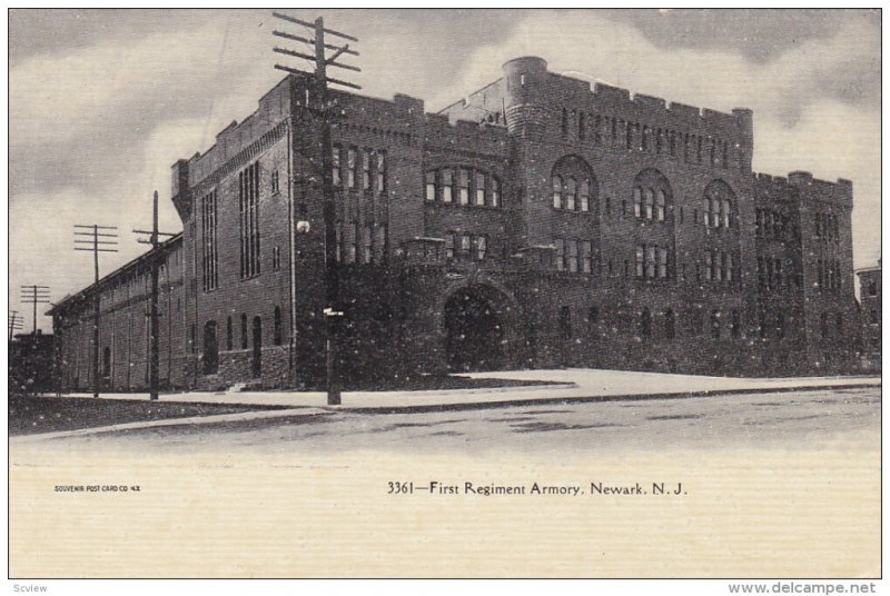 NEWARK, New Jersey; First Regiment Armory, 00-10s