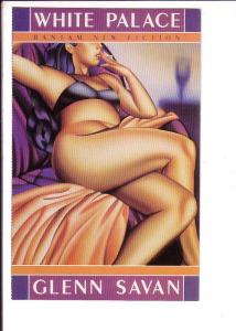 White Palace by Glenn Savan, Bantam New Fiction 1988, Semi Nude Woman