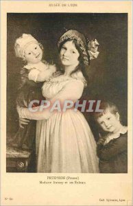 'Old Postcard Museum of Lyon Prud''Hon Pierre Ms. Anthony and her Children'