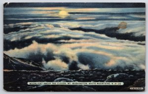 1941 Moonlight Mt. Washington White Mountains New Hampshire NH Posted Postcard