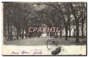 Old Postcard Moulins Course Choisy