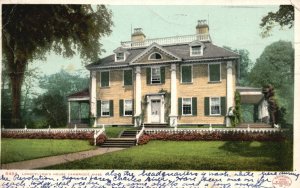 Vintage Postcard 1906 View of Longfellow's House Cambridge Massachusetts MA