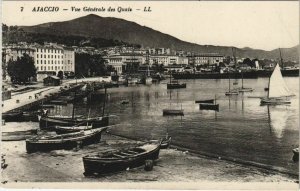 CPA Ajaccio vue generale des Quais CORSICA (1077895)