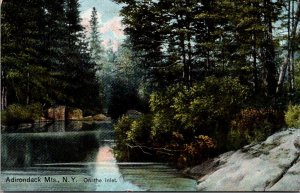 New York Adirondacks View On The Inlet