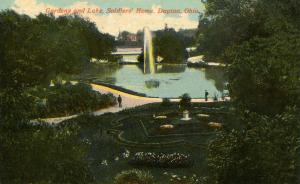 OH - Dayton. Gardens and Lake, Soldiers' Home