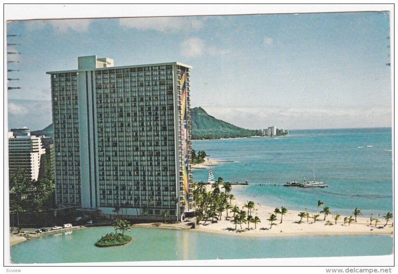 Hilton Hawaiian Village, Rainbow Tower, HONOLULU, Hawaii, PU-1971