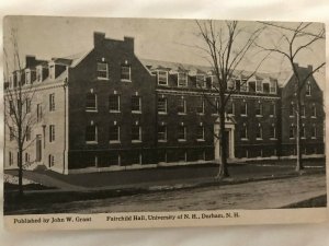 Vintage Postcard 1907-1915 Fairchild Hall University of New Hampshire Durham NH