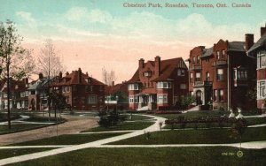 Vintage Postcard 1911 Chestnut Park Rosedale Toronto Ontario Canada