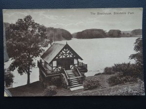 Oxfordshire WOODSTOCK Blenheim Palace THE BOATHOUSE 1912 Postcard by Valentine