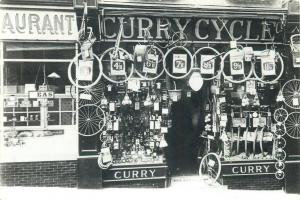 Curry Cycle store Basingstoke modern high-quality photographic postcard