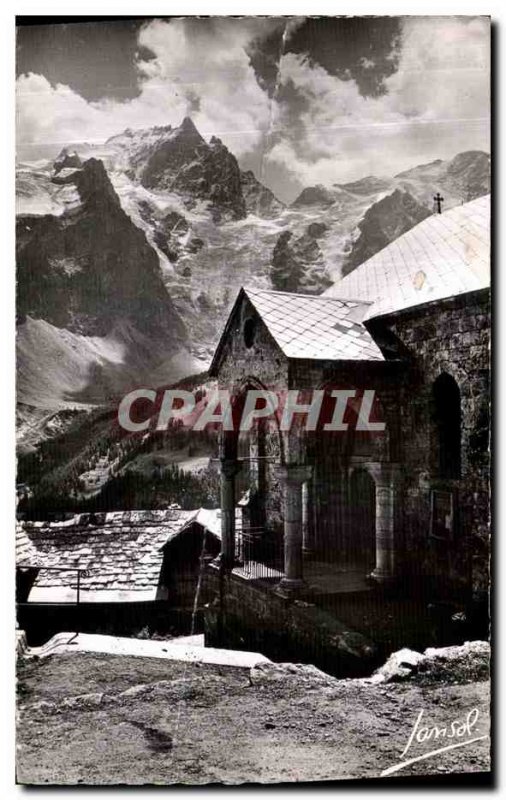 Modern Postcard La Grave La Chapelle en Oisans and Meije Terrasses