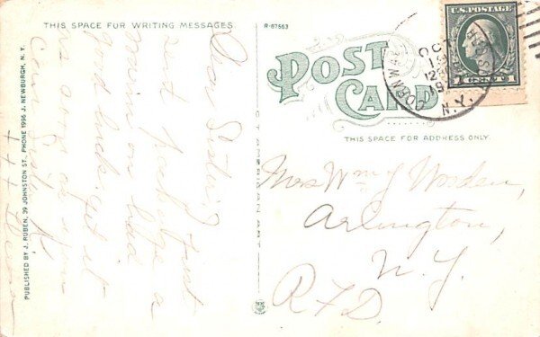 Storm King Highway New York Postcard