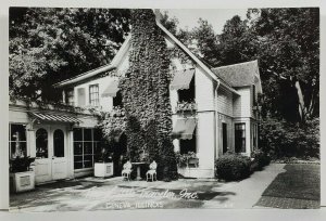 Geneva Illinois RPPC Little Traveler 3rd & Fulton Street Real Photo Postcard O15