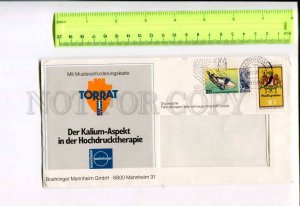 400296 GERMANY 1978 year real posted Mannheim old COVER ADVERTISING TORRAT