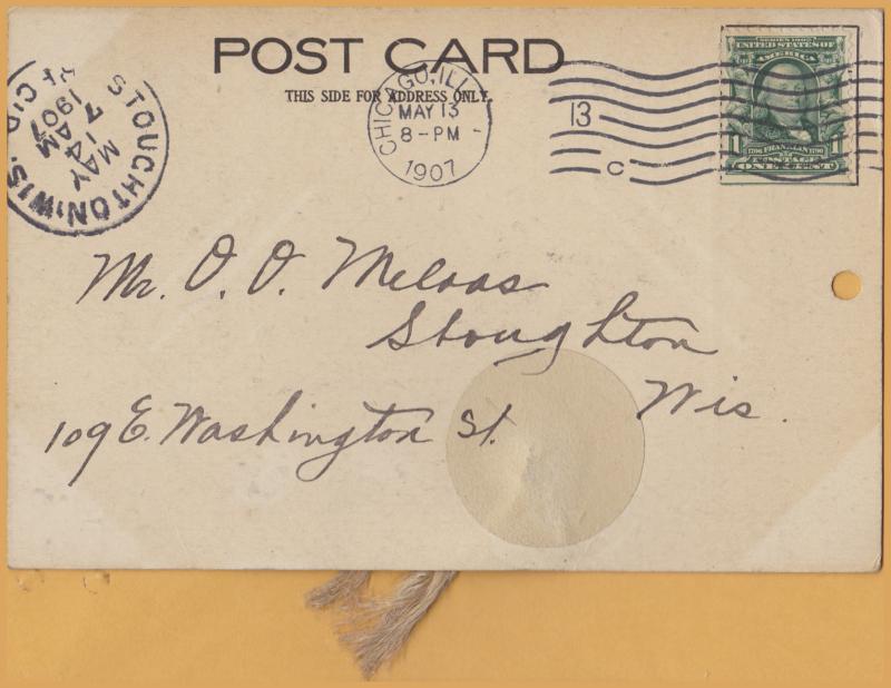 Mule Barometer, Copyright 1906, J.B. Carroll, Chicago - 1907